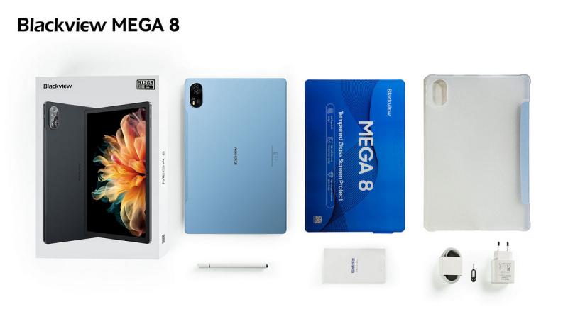 Blackview MEGA 8 - перший 13-дюймовий планшет, оснащений технологією штучного інтелекту.