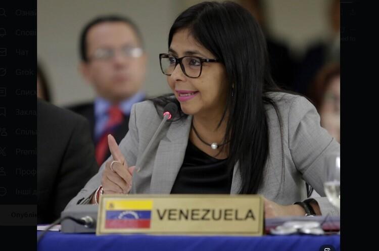Reuters: Віце-президентка Венесуели Родрігес втекла до Москви.