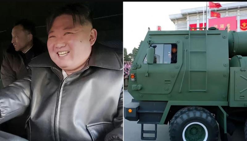 Кім Чен Ин представив нову мобільну ядерну систему реактивної артилерії та особисто провів випробування пускового комплексу.