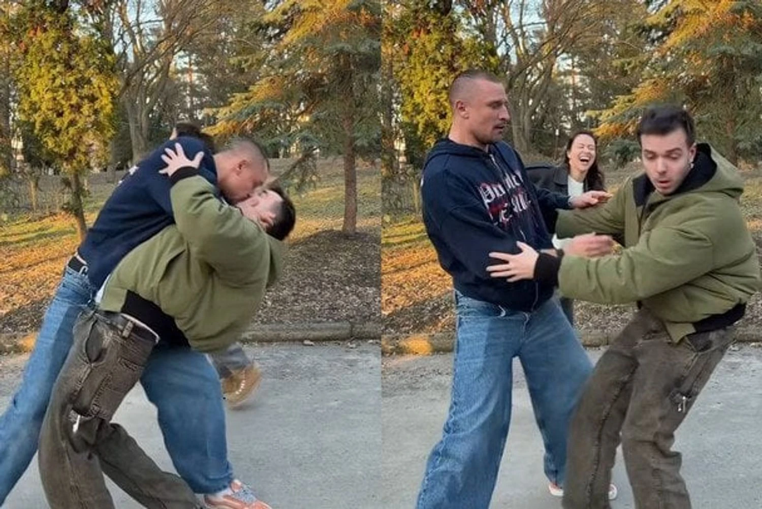 Тарас Цимбалюк пристрасно поцілував екс-коханця Анни Трінчер | УНН